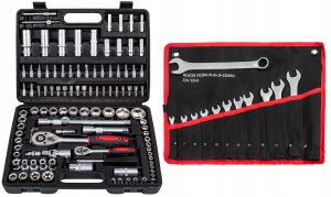 Tool set, wrenches torx bits MASTIFF 108 pcs., MFSC108 KLU17 1