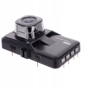 DVR-02 3.0 inches + rear camera 8