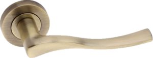 Door handle DH 94A, universal, antique brass color. 1