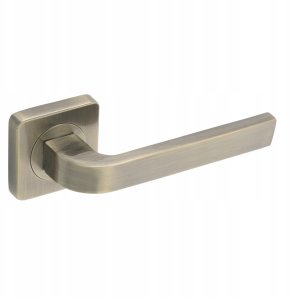 Door handle DH 95A, universal, antique brass color. 1