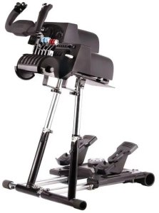 Wheel Stand Pro V2 Deluxe stand for Honeycomb Yoke and Throttle flight controller 5