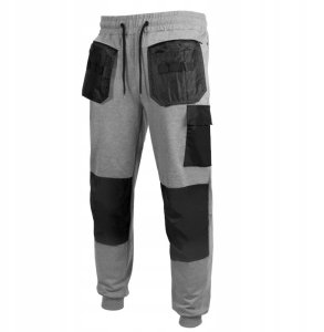 ARTFLEX training work pants, gray with black details, size L 2