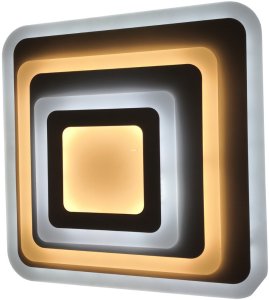 Ceiling LED lamp AVIDE Nansy, 82-92W, 5000K, 6490-7500lm, dim, 52 x 6.6 cm, with remote control 1