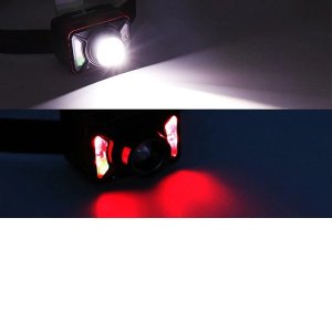 Rechargeable headlamp ENTAC, IP65, 10W, 1200lm, USB rechargeable, black 1