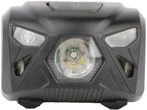 Rechargeable headlamp ENTAC, IP54, 5W, 150 lm, USB rechargeable, black 1