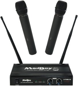 MadBoy U-Tube 20 wireless karaoke microphone pair 1