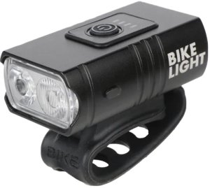 LED bicycle flashlight ENTAC, IP54, 8W, 550 lm, USB rechargeable, 1250 mAh (built-in) 2