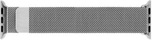 Wave steel braided strap, Apple Watch 38 / 40 / 41 / 42 mm, silver 2