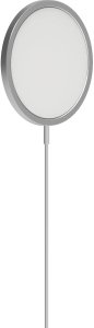 Wave wireless Qi charging pad with magnet, white 1