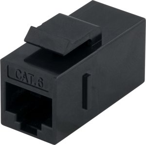 Deltaco MD-125, Flat, Black, RJ-45, RJ-45, Female, Female 1
