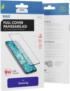 Wave Full Cover Tempered Glass, Samsung Galaxy S21 FE 5G, Black 1