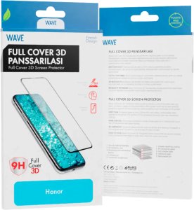 Wave Full Cover 3D tempered glass, Honor 200 Pro, black frame 1