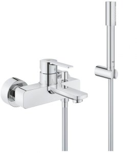 GROHE Lineare, Bathtub & shower, Lever handles, Metal, 1/2", Chrome 2