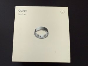 Smart Ring Fixed Oura Ring 4, Silver, size 9 2