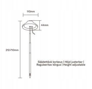 Airam Iris plant light, IP20, 5W, 240 lm, white 5