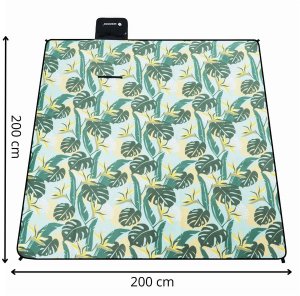Springos Koc piknikowy plażowy 200x200 cm na biwak kemping mata z izolacją UNIWERSALNY 17