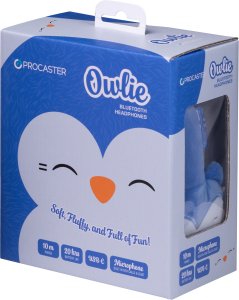 Procaster Owlie Headphone Bluetooth headphones, blue 2