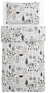 Familon Kaverit Organic children's duvet cover set, cocoa 1