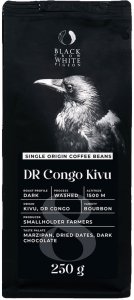 Kawa ziarnista Black Crow White Pigeon DR Konga Kivu 250 g 1
