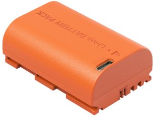 SmallRig 4968 LP-E6NH USB-C Rechargeable Camera Battery - Orange 1