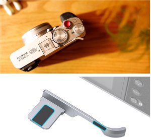 SmallRig 4566 Fujifilm X100VI / X100V Thumb Rest, Silver 1