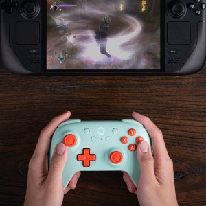8BitDo Ultimate 2C Wireless Pad - wireless game controller, peach, PC / Android 6
