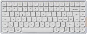 Lofree Flow84 Low Profile Mechanical Keyboard, Linear Kailh Ghost Switches, White 1