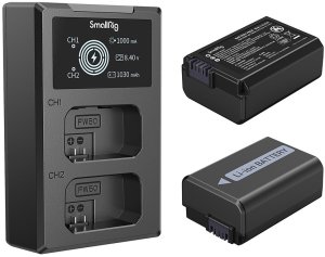 SmallRig 3818 NP-FW50 Battery and Charger Kit 2