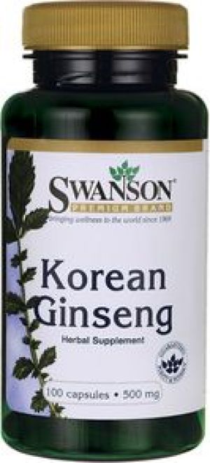 Swanson Ginseng (Żeń-Szeń) 500mg 100 kaps. 1