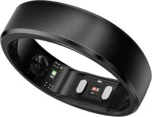 RingConn Gen 2 smart ring, black, size 6 1