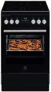 Special offer! Electrolux electric stove with electric oven black LKR564275K 1