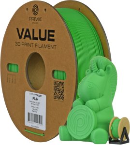 PrimaValue PLA+ filament for 3D printer, 1.75 mm, green 1