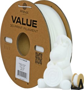 PrimaValue PETG filament for 3D printer, 1.75 mm, white 1
