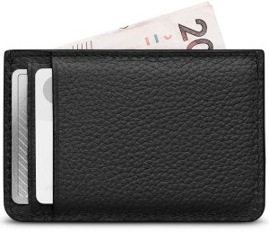 Piquadro Skórzane etui na karty Woolnut Czarne 2