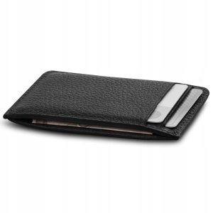 Piquadro Skórzane etui na karty Woolnut Czarne 4