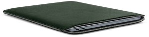 Woolnut Leather Sleeve for 13" MacBook Pro & Air, green 3