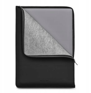 Woolnut Coated Folio Sleeve for 16" MacBook Pro, Black 1