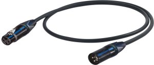 PROEL professional microphone cable, 7m, black 1