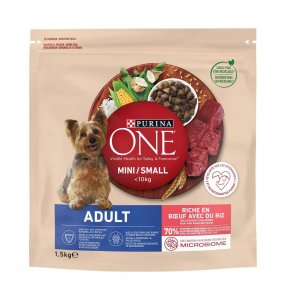 DIAMOND PET FOODS Dry dog   food ONE Mini Adult, with beef and rice, 1.5 kg 2