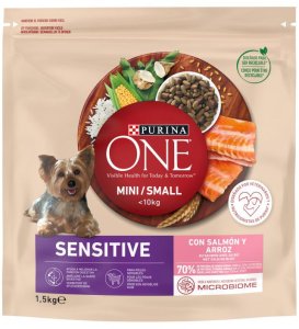 DIAMOND PET FOODS Dry dog   food ONE Mini Sensitive, with salmon and rice, 1.5 kg 2