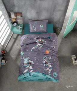 Children's bedding set CREYA SPACE, 145 x 210 cm, 50 x 70, 100% cotton 1