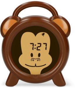 Alecto Baby Moneky sleep rhythm alarm clock, digital 1
