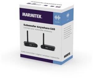 MusicMan Marmitek Subwoofer Anywhere 640 audio receiver and transmitter 12