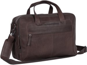 The Chesterfield Brand Ryan computer bag for 17" laptop, brown 1