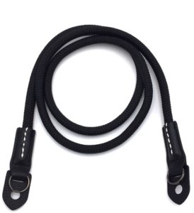 Caruba neck strap made of climbing rope, black 1