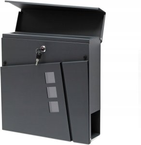 YokaHome M44B SKRZYNKA POCZTOWA NA LISTY GAZETY MODERN ANTR 11