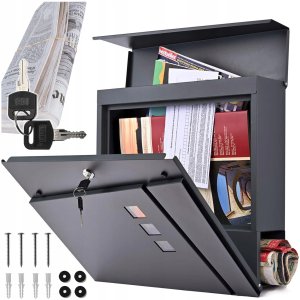 YokaHome M44B SKRZYNKA POCZTOWA NA LISTY GAZETY MODERN ANTR 8