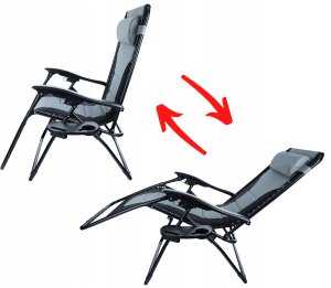 L66Z2 LEŻAK OGRODOWY FOTEL DELUXE 5