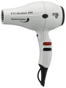 Professional hair dryer (white) ETIStratos390SuperLightW 1