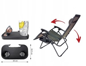 L66Z SKŁADANY LEŻAK OGRODOWY  FOTEL 4